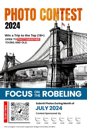 Roebling Bridge Photo Contest 2024 entry by Logorium