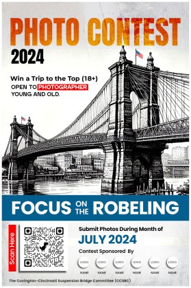 Roebling Bridge Photo Contest 2024 entry by Logorium