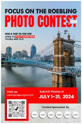 Roebling Bridge Photo Contest 2024 entry by Logorium