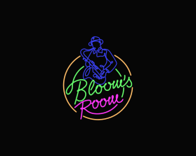 I need a hip neon sign for Jazz and blues night club entry by Urke