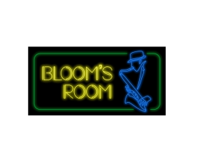 I need a hip neon sign for Jazz and blues night club entry by Eko Wibowo Y.Sitorus