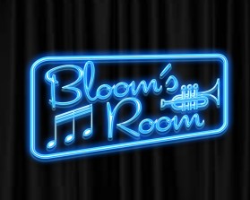 I need a hip neon sign for Jazz and blues night club entry by Mark Brent Atkinson