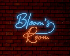 I need a hip neon sign for Jazz and blues night club entry by Fransiskus Gosali
