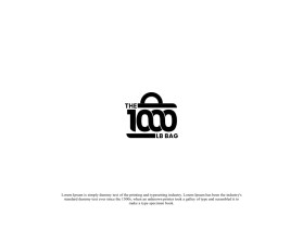 THE 1000 LB BAG entry by cinici.id