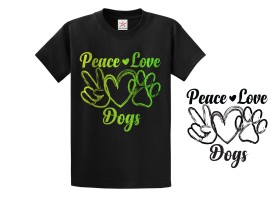 Peace Love Dog T Shirt entry by LALRINKIMA