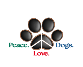 Peace Love Dog T Shirt entry by JaxGraphix