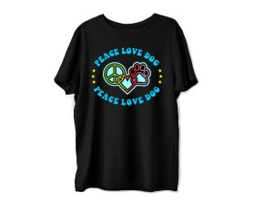 Peace Love Dog T Shirt entry by rudin