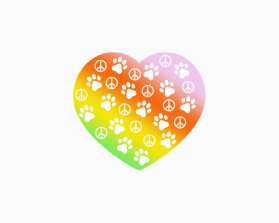Peace Love Dog T Shirt entry by boukeroui