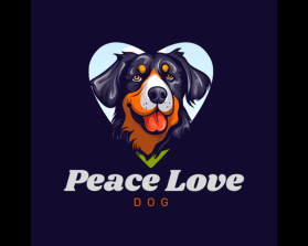 Peace Love Dog T Shirt entry by jose Emmanuel