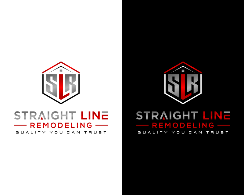 Logo Design for Straight Line Remodeling