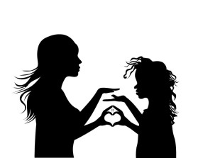 mother / son logo minimalist image - no words entry by bayu_desain88