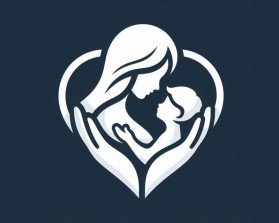 mother / son logo minimalist image - no words entry by Moneygame2