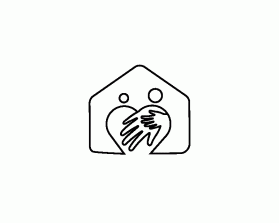 mother / son logo minimalist image - no words entry by Bani-Designs