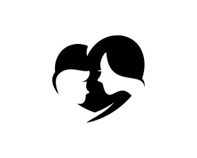 mother / son logo minimalist image - no words entry by DAYS