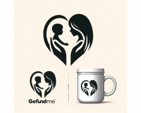 mother / son logo minimalist image - no words entry by Moneygame2