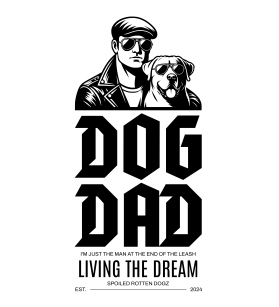 Dog Dad, Just the Man at the End of the Leash entry by RISHABH