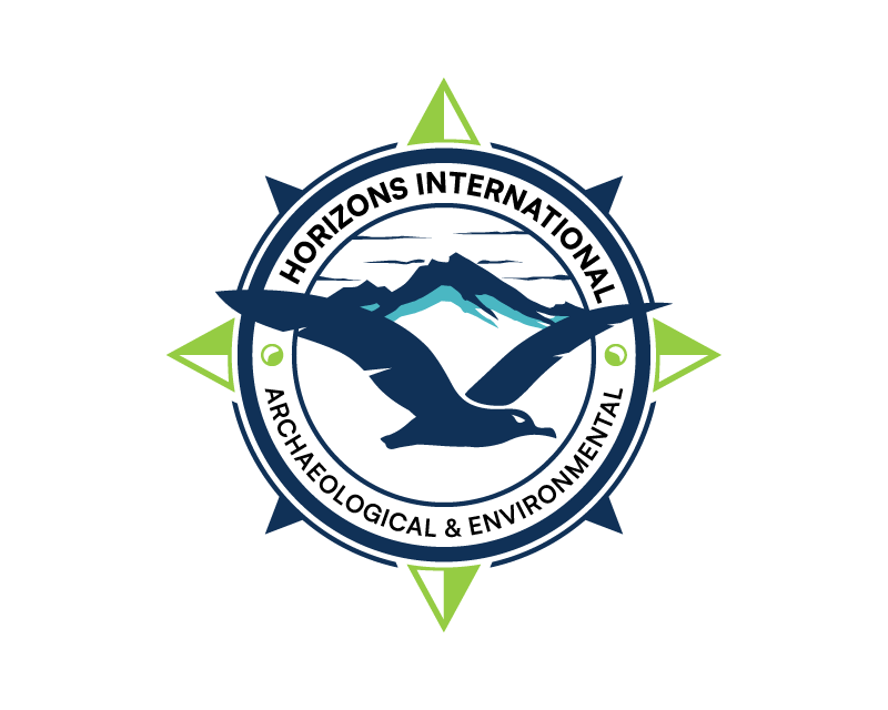 Logo Design for Horizons International Archaeological and Environmental