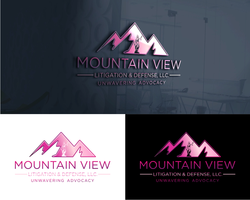 Logo Design for Mountain View Litigation & Defense