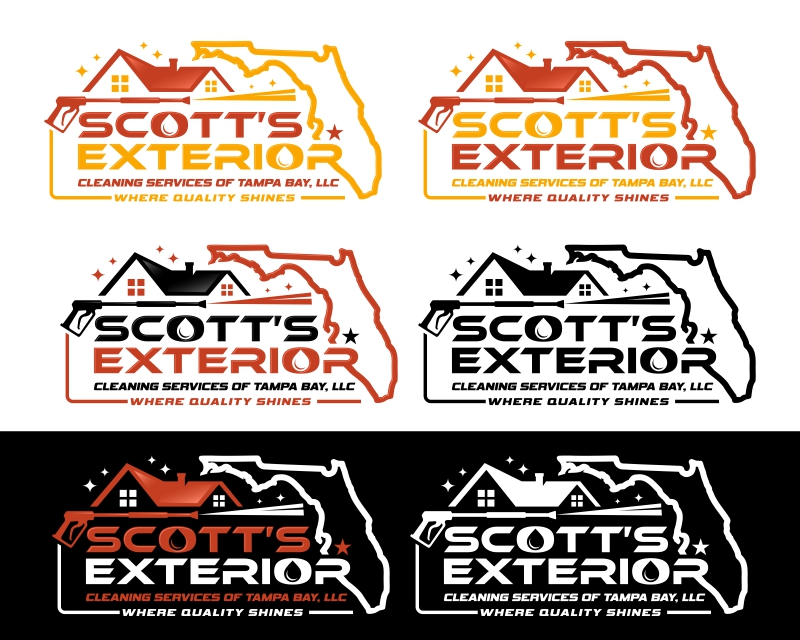 Logo Design for Scott's Exterior Cleaning Services of Tampa Bay