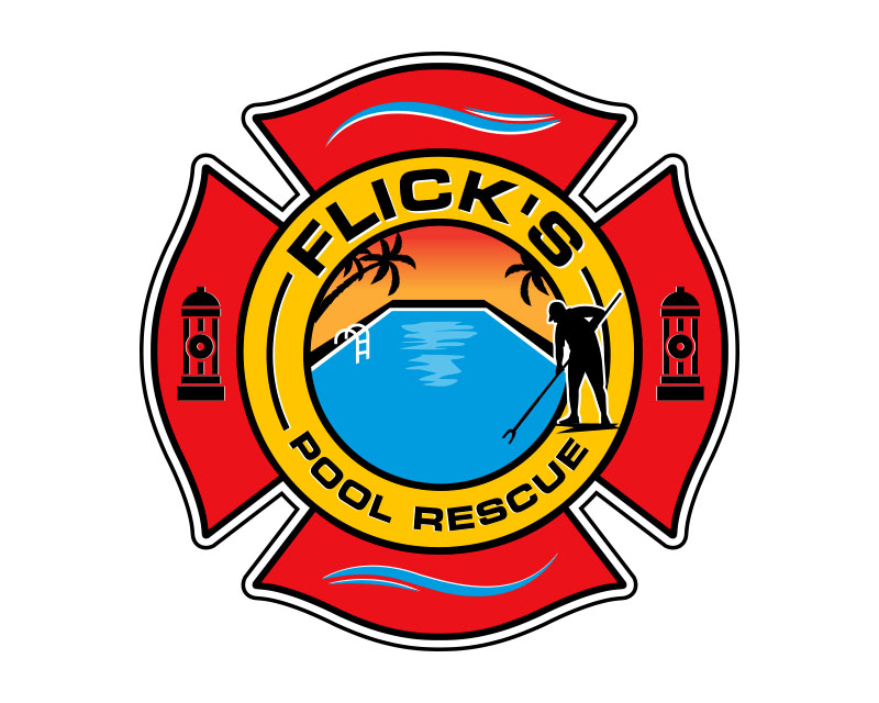 Logo Design for Flick's Pool Rescue