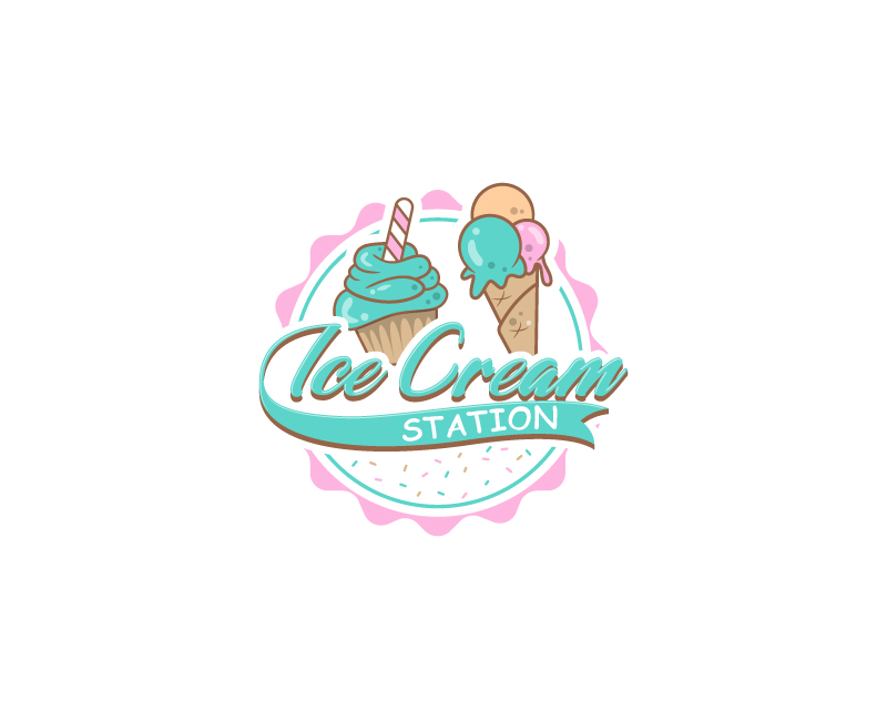 Logo Design for Ice Cream Station