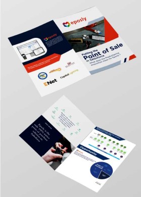 4 to 6 Page Brochure  - Customer Success and Whitepaper Brochure entry by bayu_desain88