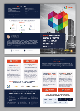 4 to 6 Page Brochure  - Customer Success and Whitepaper Brochure entry by Cosmic_Designs