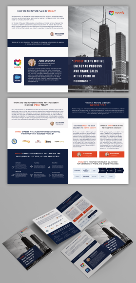 4 to 6 Page Brochure  - Customer Success and Whitepaper Brochure entry by Cosmic_Designs