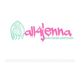 all4jenna.wakesurfing entry by FXF Creations