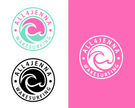 all4jenna.wakesurfing entry by twdesignstudio