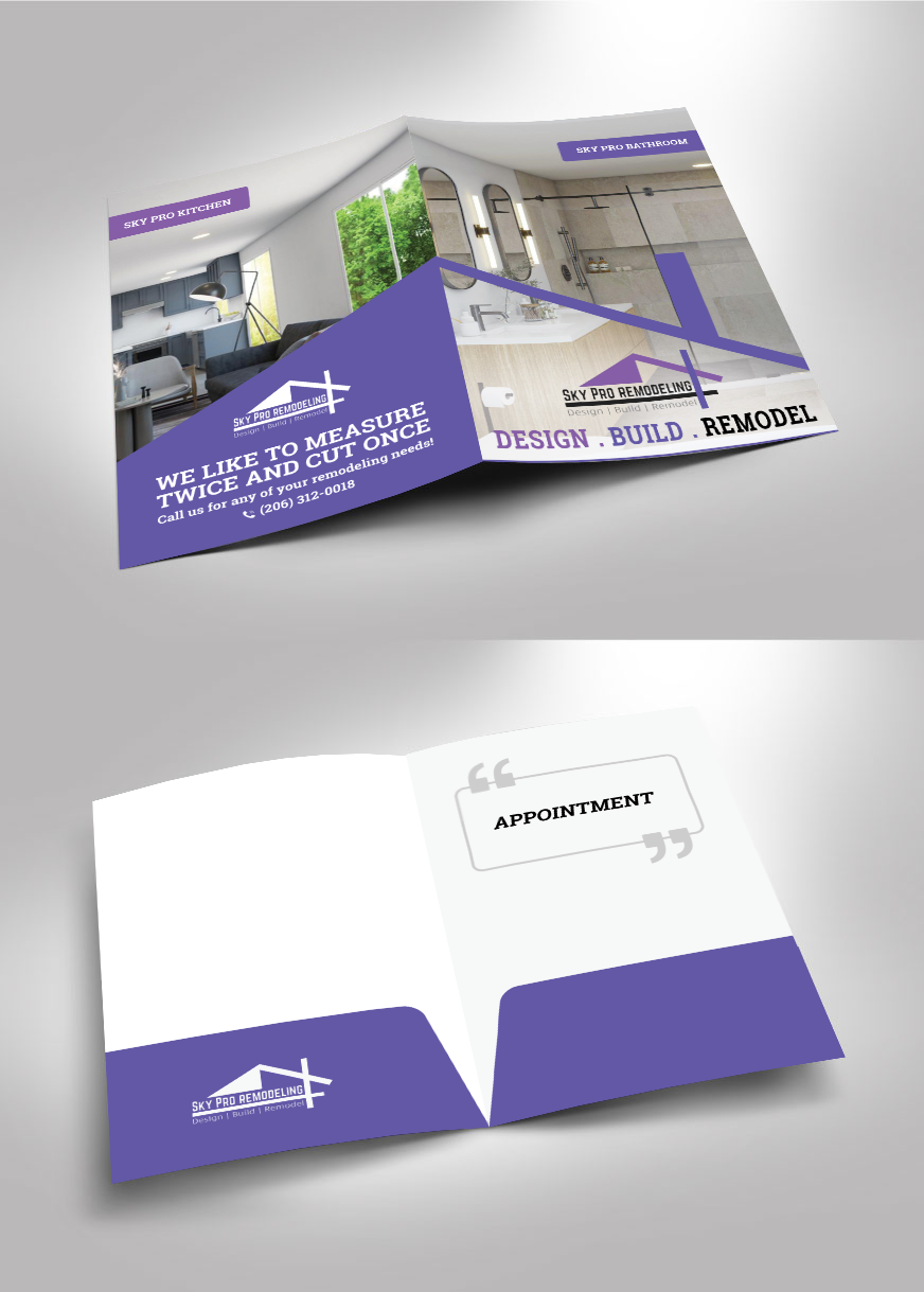 Business Card & Stationery Design for Sky Pro Remodeling
