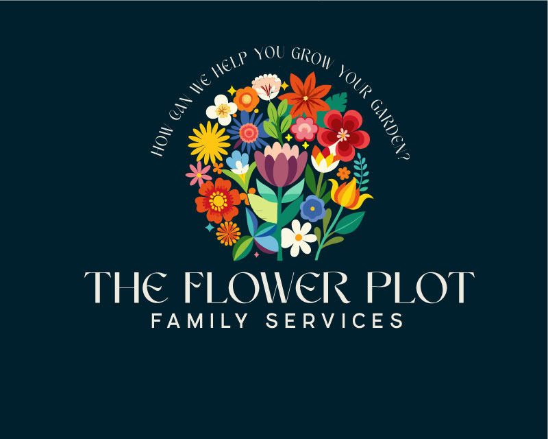 Logo Design for The Flower Plot Family Services