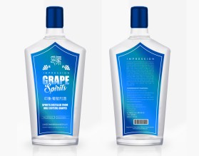 Liquor Bottle Label Design entry by kavii