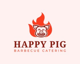 Happy Pig Barbecue Catering entry by Taufiqurohman