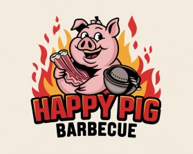 Happy Pig Barbecue Catering entry by Paul Julian