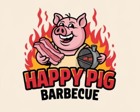Happy Pig Barbecue Catering entry by Paul Julian