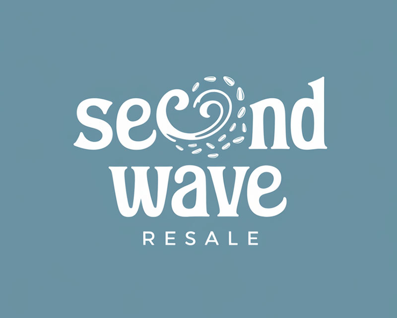 Logo Design for Second Wave Resale