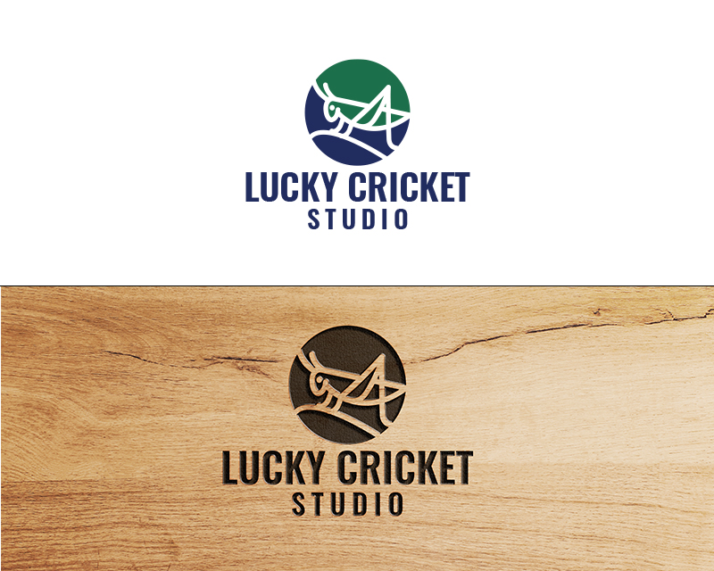 Logo Design for Lucky Cricket Studio