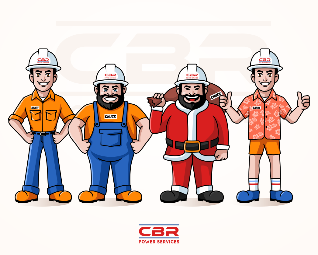 Graphic Design for CBR Power Services Mascots/ avatars