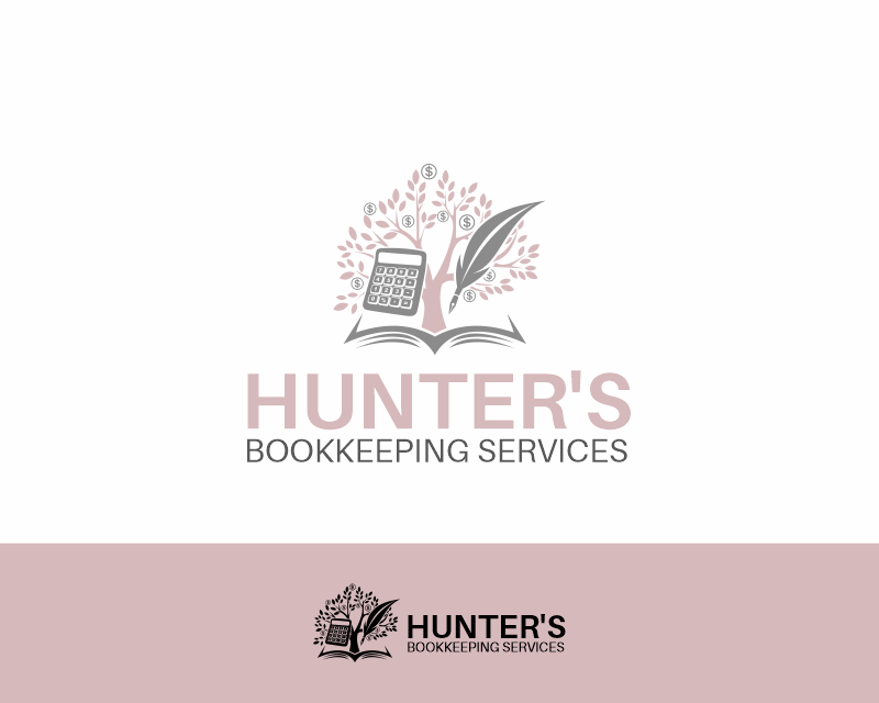 Logo Design for Hunter's Bookkeeping Services