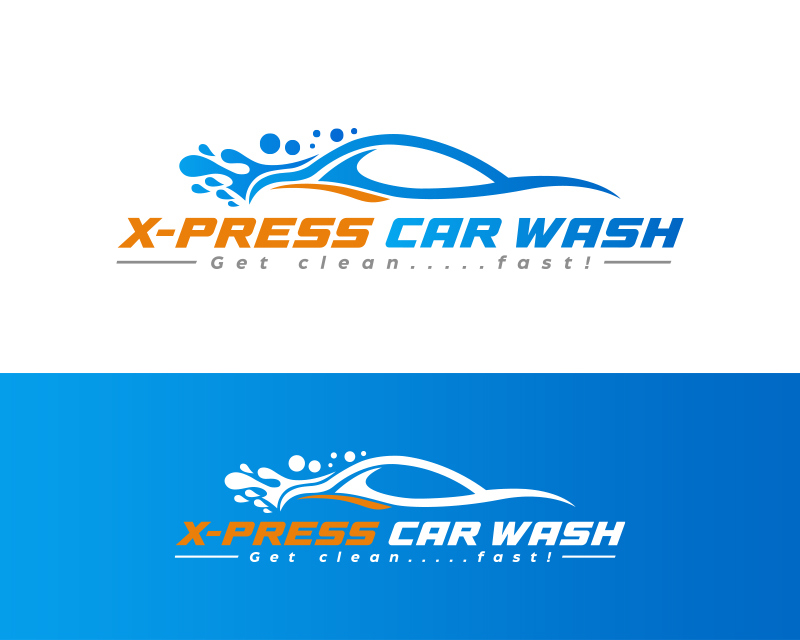 Logo Design for X-Press Car Wash