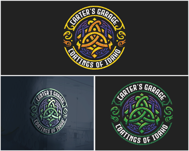 Logo Design for Carter's Garage Coatings of Idaho