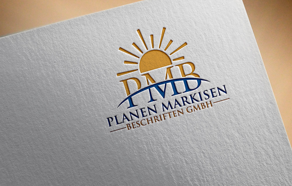 Logo Design for PMb Planen Markisen beschriften GmbH