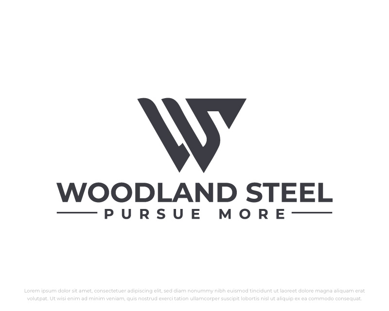 Logo Design for Woodland Steel