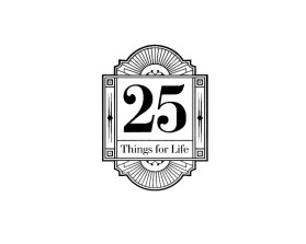 Winning entry: 25 Things for Life entry by blxdesigns