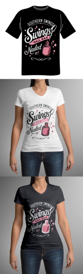 T shirt contest for Nail Salon entry by Urke