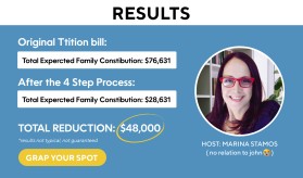 Webinar sign-up page: College Hacks for Parents entry by boukeroui
