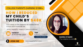 Webinar sign-up page: College Hacks for Parents entry by muhammad asif