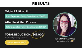 Webinar sign-up page: College Hacks for Parents entry by boukeroui
