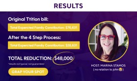Webinar sign-up page: College Hacks for Parents entry by boukeroui